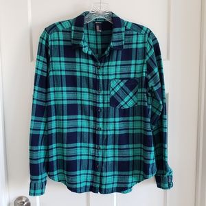 Forever 21 Plaid Flannel Shirt